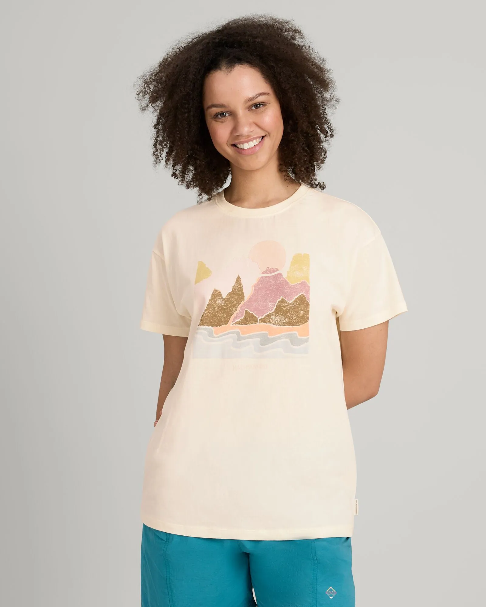 Women's Dawn Break Organic Cotton T-shirt - Natural Cool Style Lightweight Style