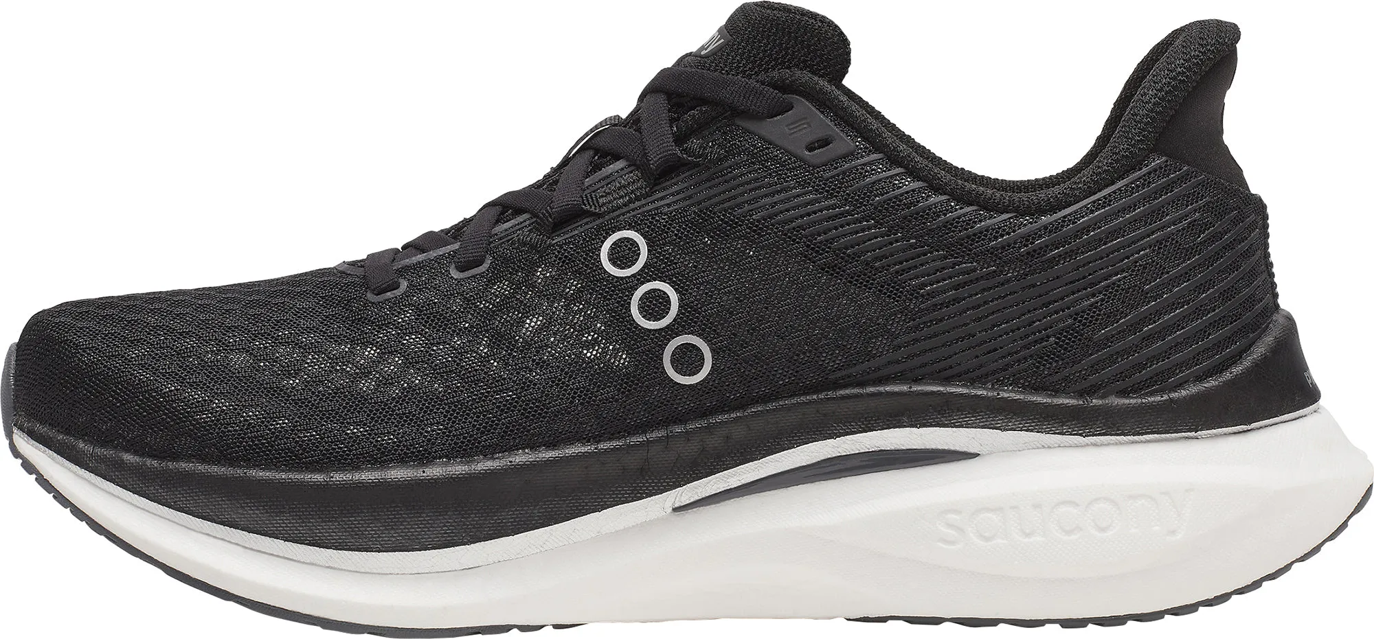 scratch - resistant shoes buckle - fastener running gear Saucony Endorphin Speed 5 Mens Running Shoes - Black