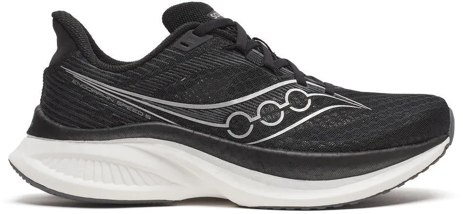 Saucony Endorphin Speed 5 Mens Running Shoes - Black advanced - worthy running shoes for professional female runners