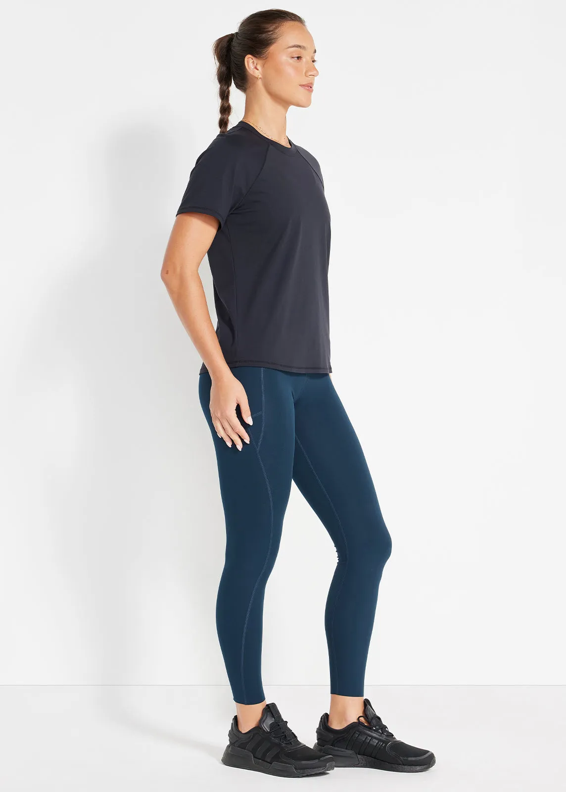 Comfy Stretch Fit Summer Essential Run Ready Tee