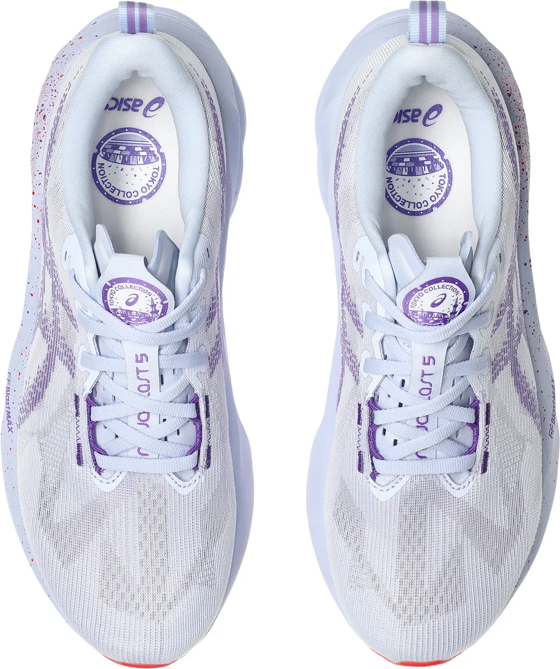 running for a way to stay active Hydrophobic Materials Asics NovaBlast 5 Tokyo Mens Running Shoes - Blue