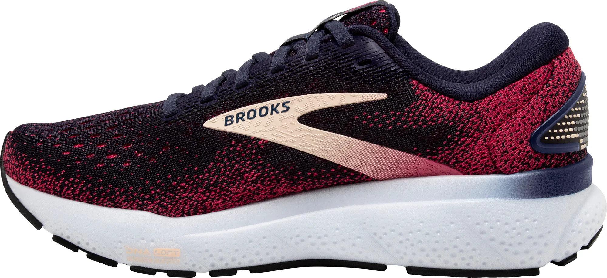 Brooks Ghost 16 Womens Running Shoes - Blue Cushioned Landing weekend - runner