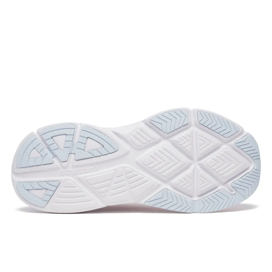 EvaMidsole Saucony Women's Guide 18 Running Shoes in Fuchsia/Navy SS25