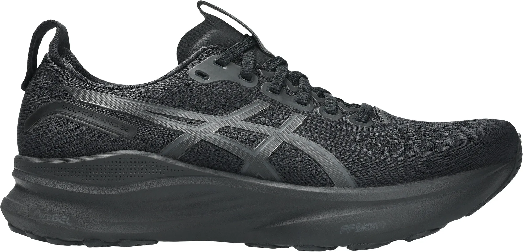 Asics Gel Kayano 32 Mens Running Shoes - Black Airflow Optimized Vents professional athletes' shoes