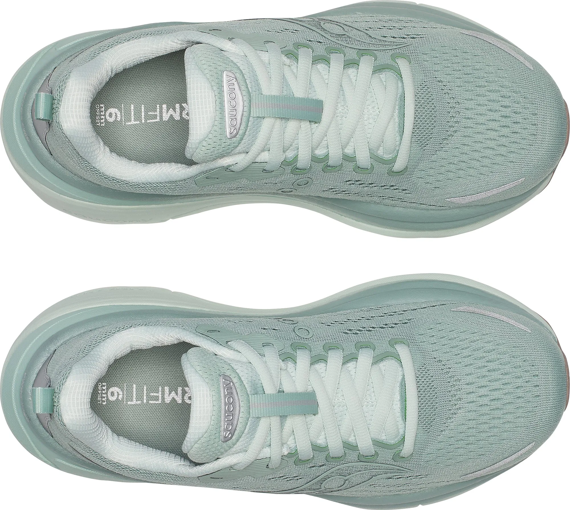 Saucony Hurricane 25 Womens Running Shoes - Green Multidirectional Traction seasonal - themed running gear