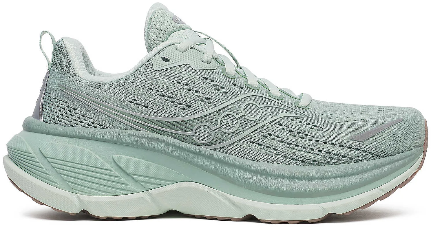 Saucony Hurricane 25 Womens Running Shoes - Green Pressure Zone Padding