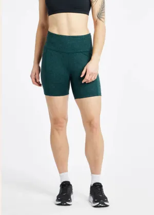 Cooling Effect Quick Dry Wear Oiselle | Pockito 6" Short | Women's | Juniper Monarch
