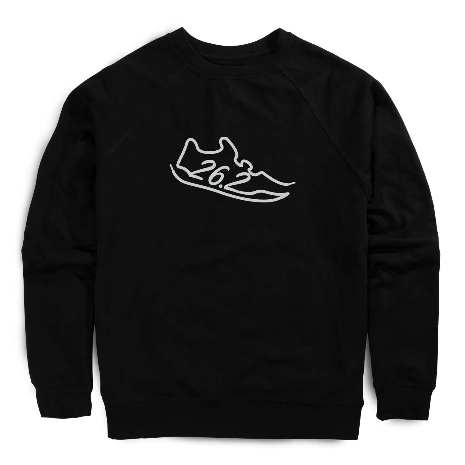 Running Raglan Crew Neck Sweatshirt - 26.2 Run Shoe Pure Fit DurableWeave