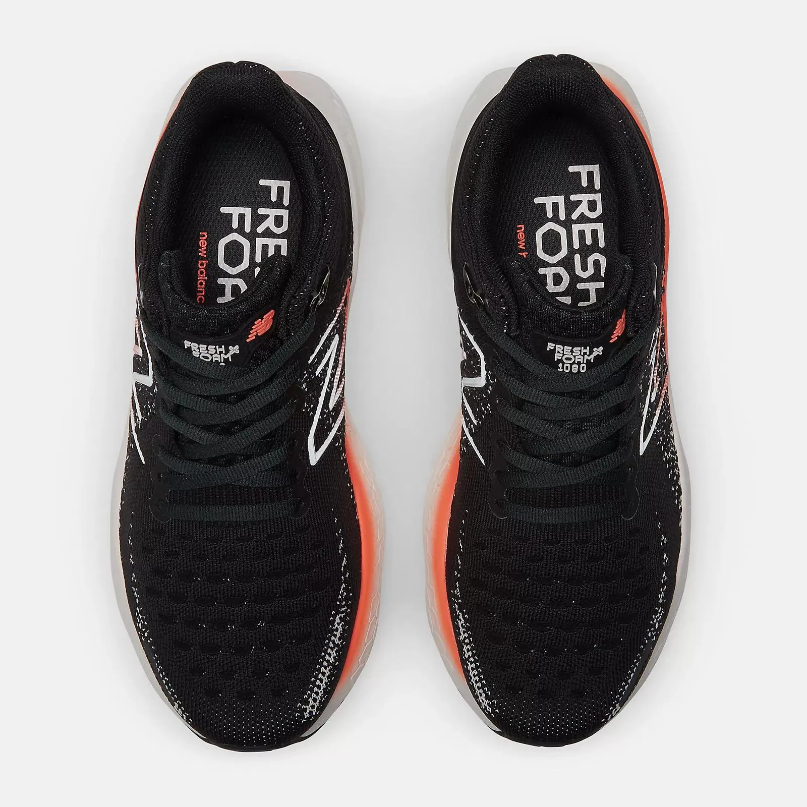 minimalist - running - shoes New Balance Women's Fresh Foam X 1080v12 (Black/Coral)