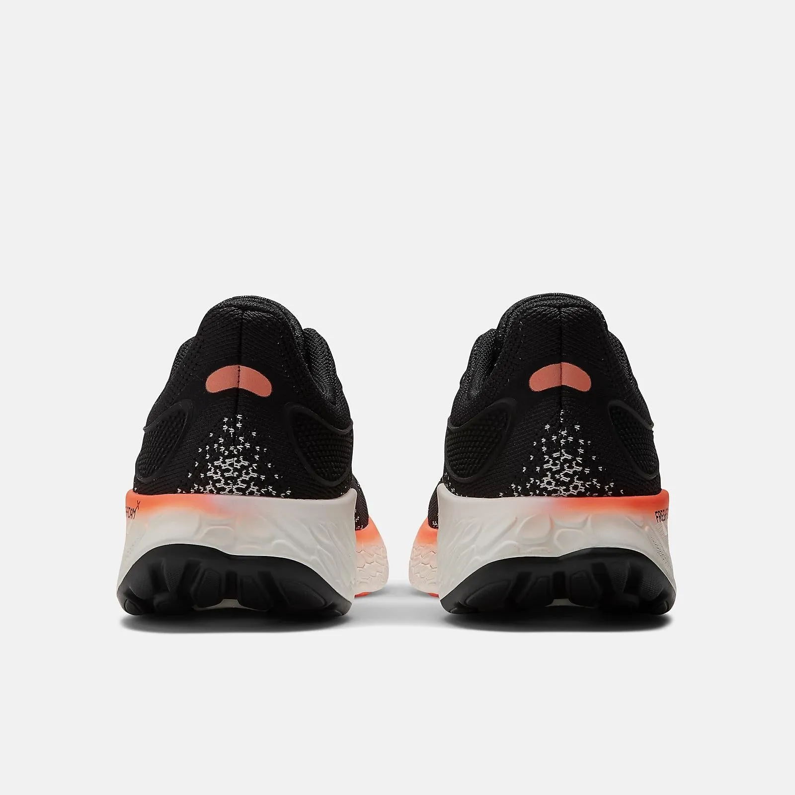 running on a grass track shoes Dual Density Foam New Balance Women's Fresh Foam X 1080v12 (Black/Coral)