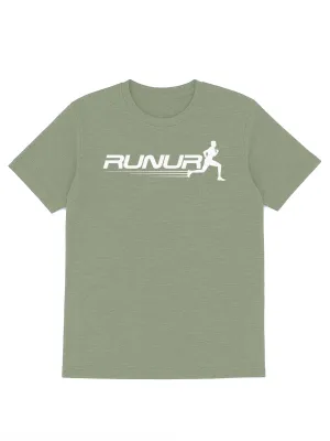 Recycled Polyester Thread SHORT SLEEVE TEE - SAGE GREEN - THE RECOVERY