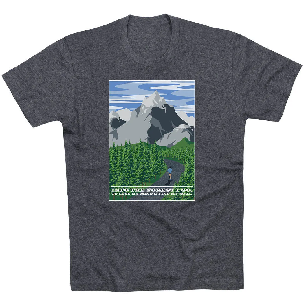 Running Short Sleeve T-Shirt - Into the Forest Relaxed Flex
