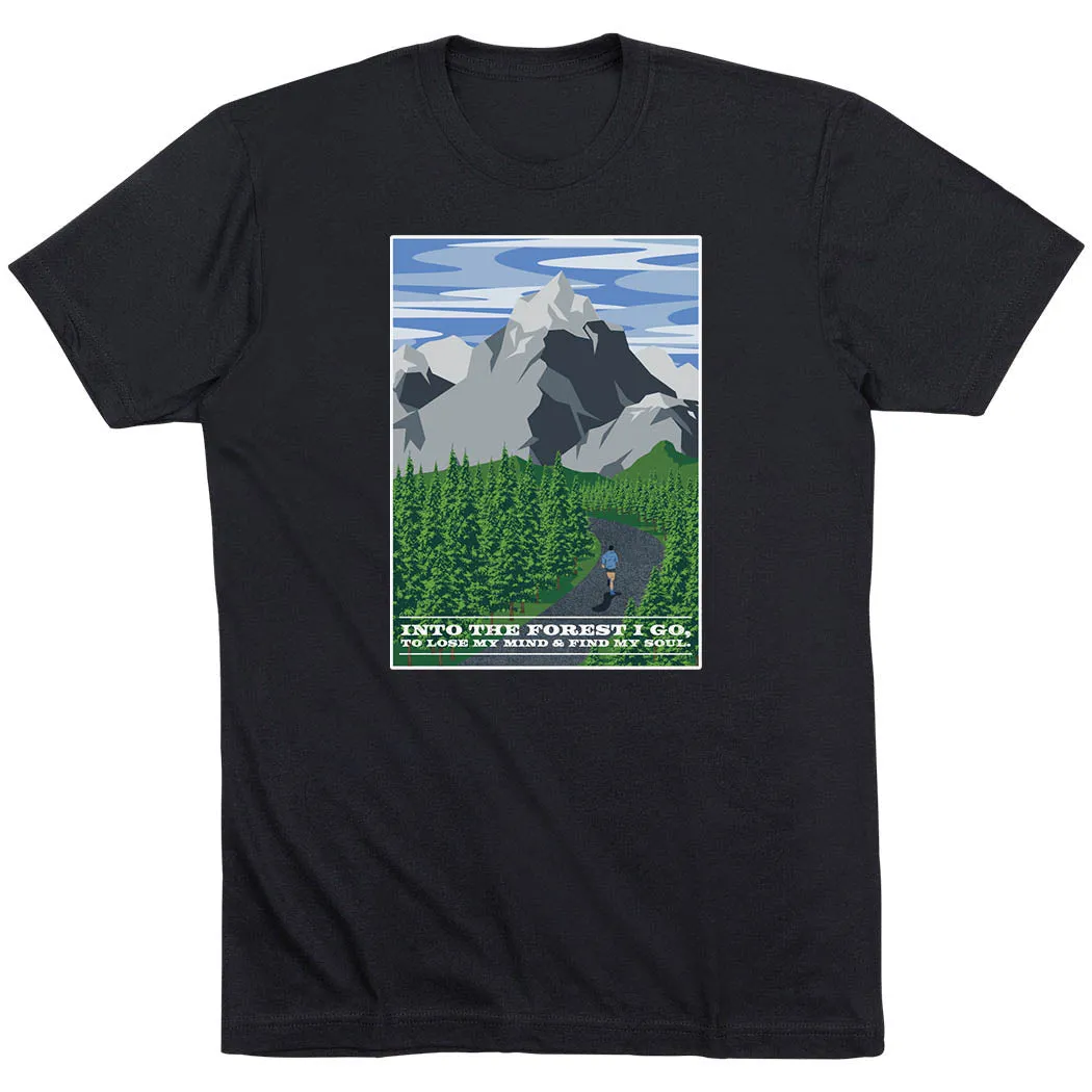 Running Short Sleeve T-Shirt - Into the Forest Casual Choice Wear