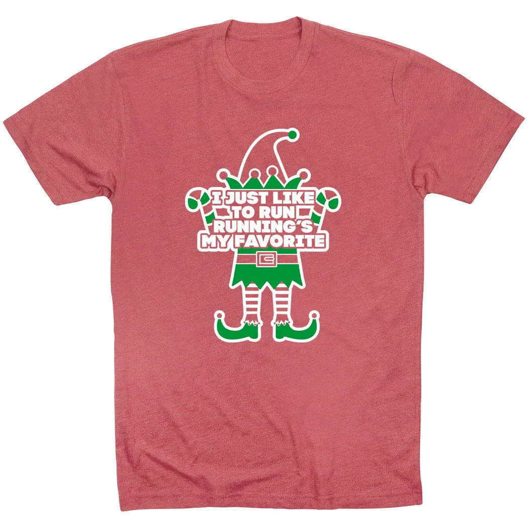 Running Short Sleeve T-Shirt - Running's My Favorite semi-formal style