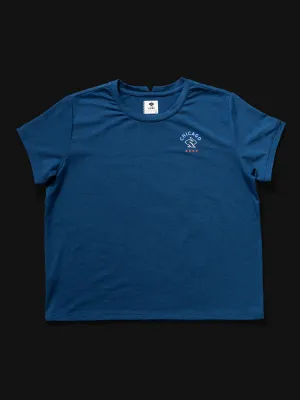 Women's Off The Track Tee | Chicago All Day Comfort Minimalist Stitching