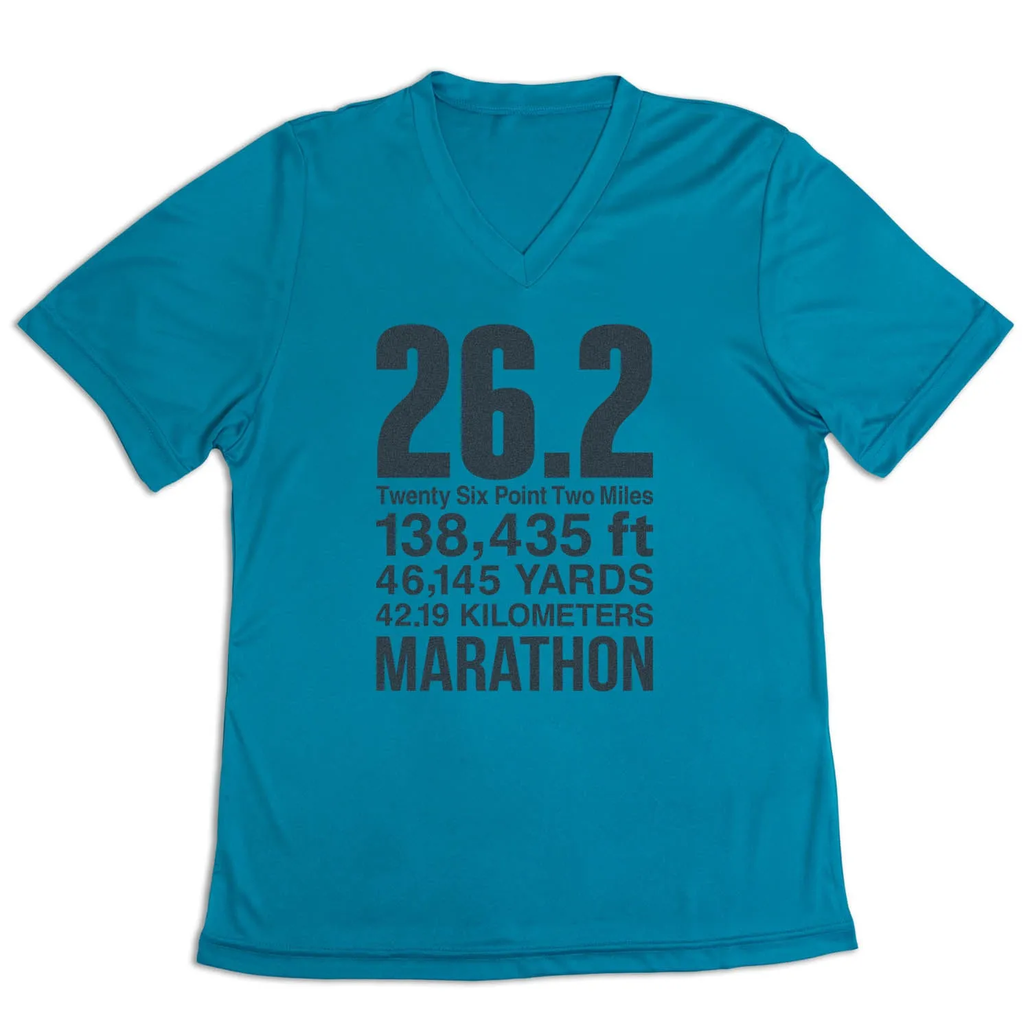Neutral Color Women's Short Sleeve Tech Tee - 26.2 Math Miles