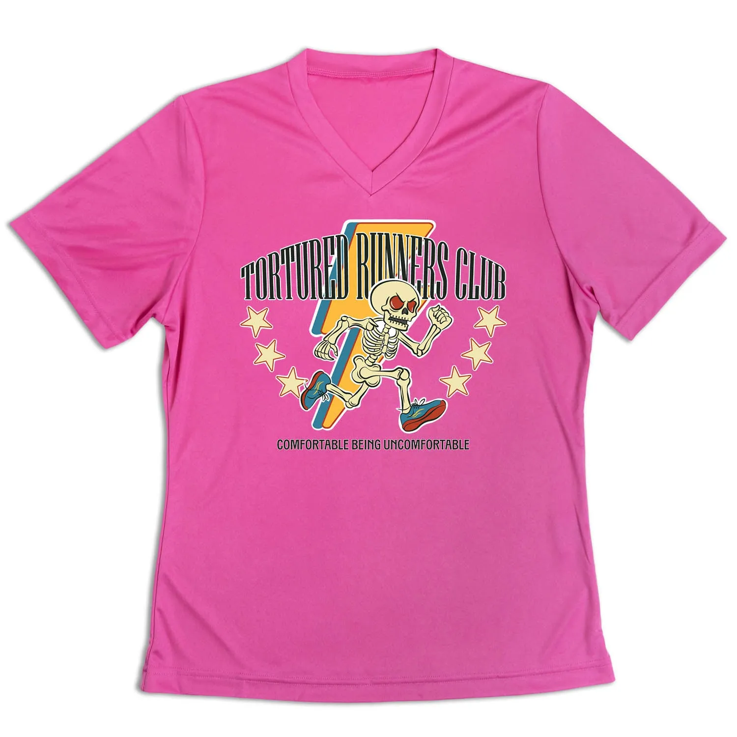 Heathered Texture Perfect Wear Women's Short Sleeve Tech Tee - The Tortured Runners Club