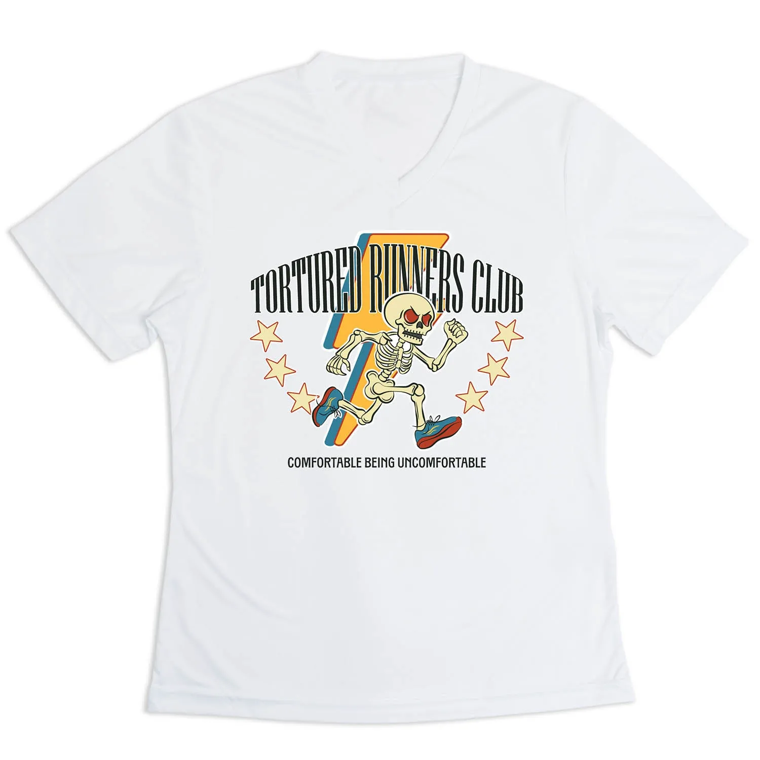 Women's Short Sleeve Tech Tee - The Tortured Runners Club Ultra Soft Blended Textile Ultimate Wear