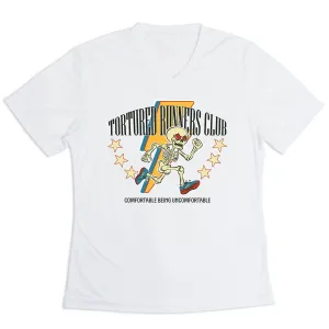 Women's Short Sleeve Tech Tee - The Tortured Runners Club Ultra Soft Blended Textile Ultimate Wear