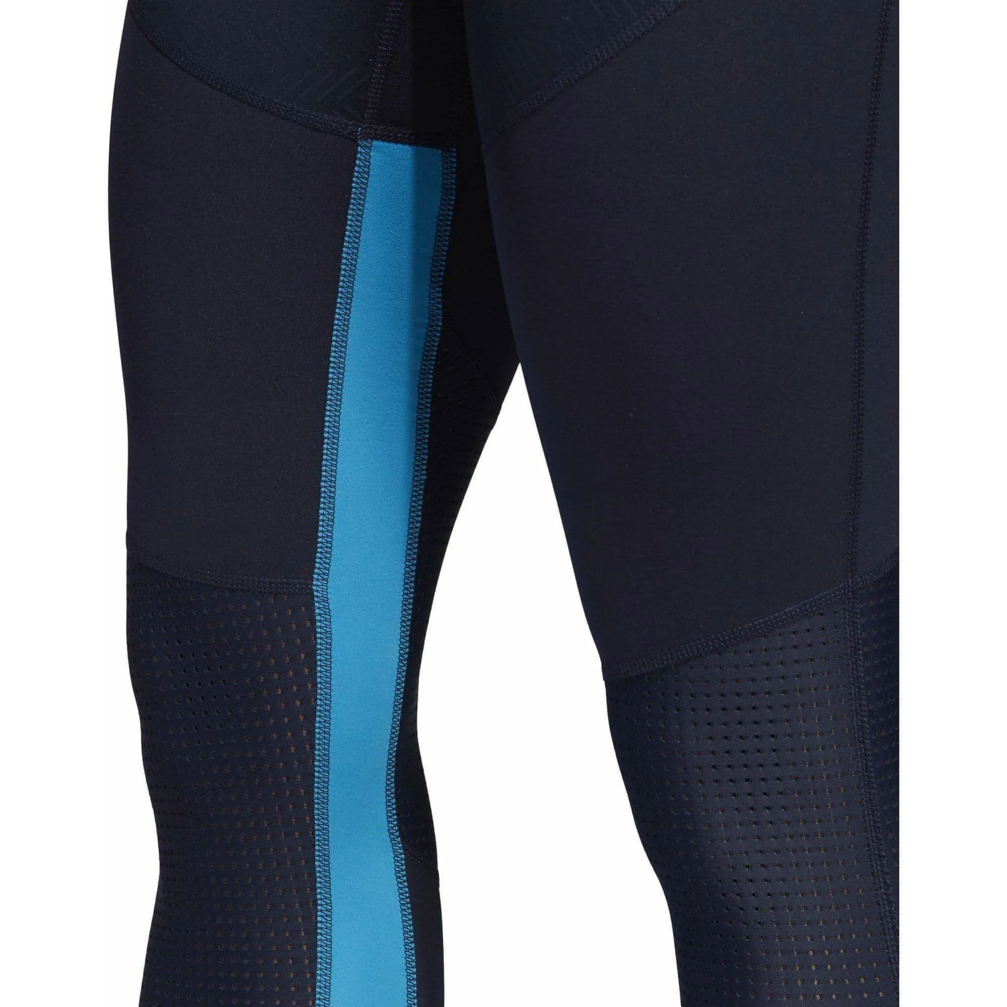 adidas Believe This High Rise Womens Long Training Tights - Blue Fashionable Look
