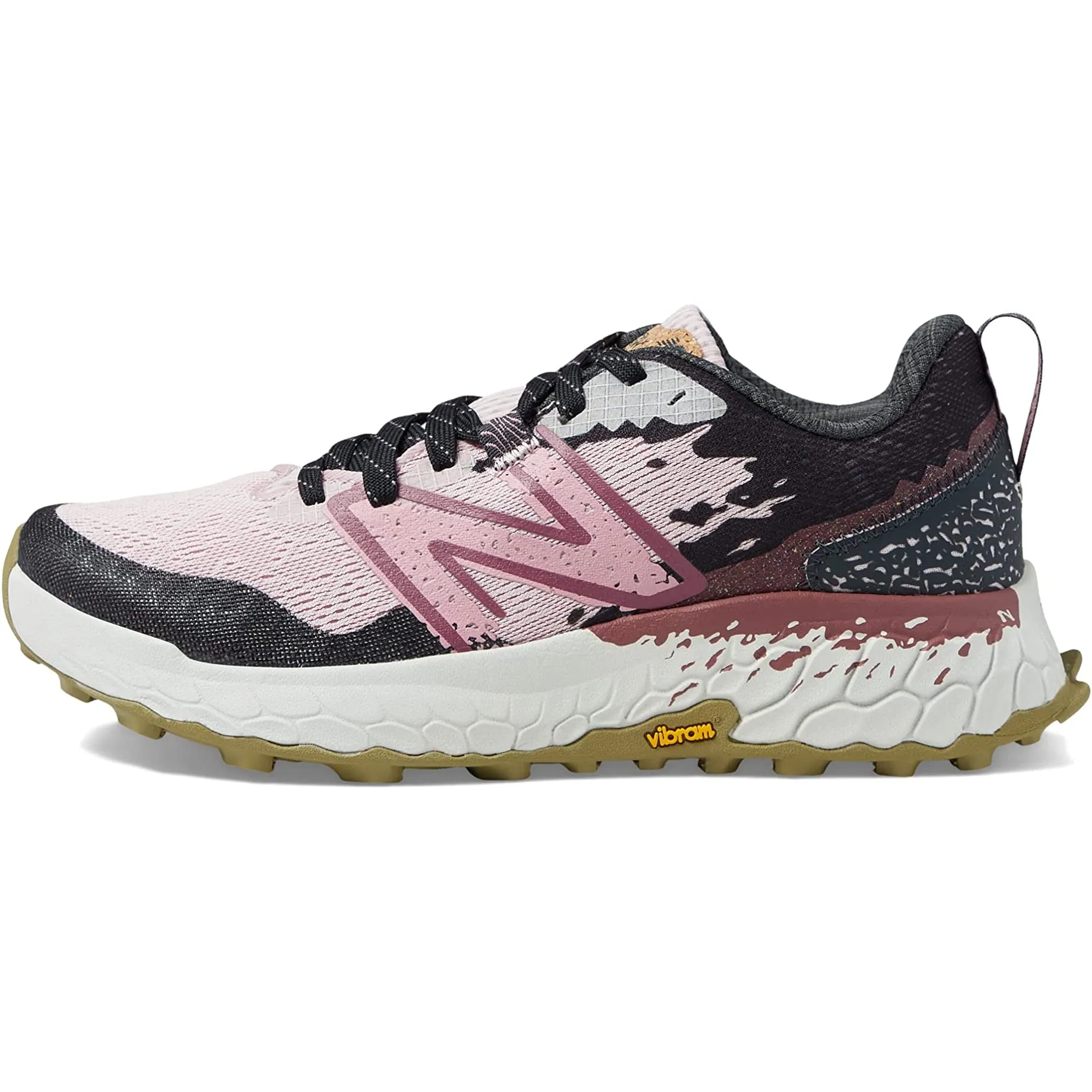 New Balance Women's Fresh Foam X Hierro v7 (Stone Pink/Blacktop) Eco Friendly Midsole eco trail running shoes