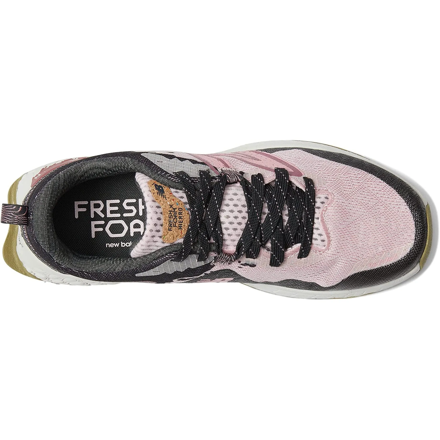 New Balance Women's Fresh Foam X Hierro v7 (Stone Pink/Blacktop) Flex Groove Technology Quick Drying