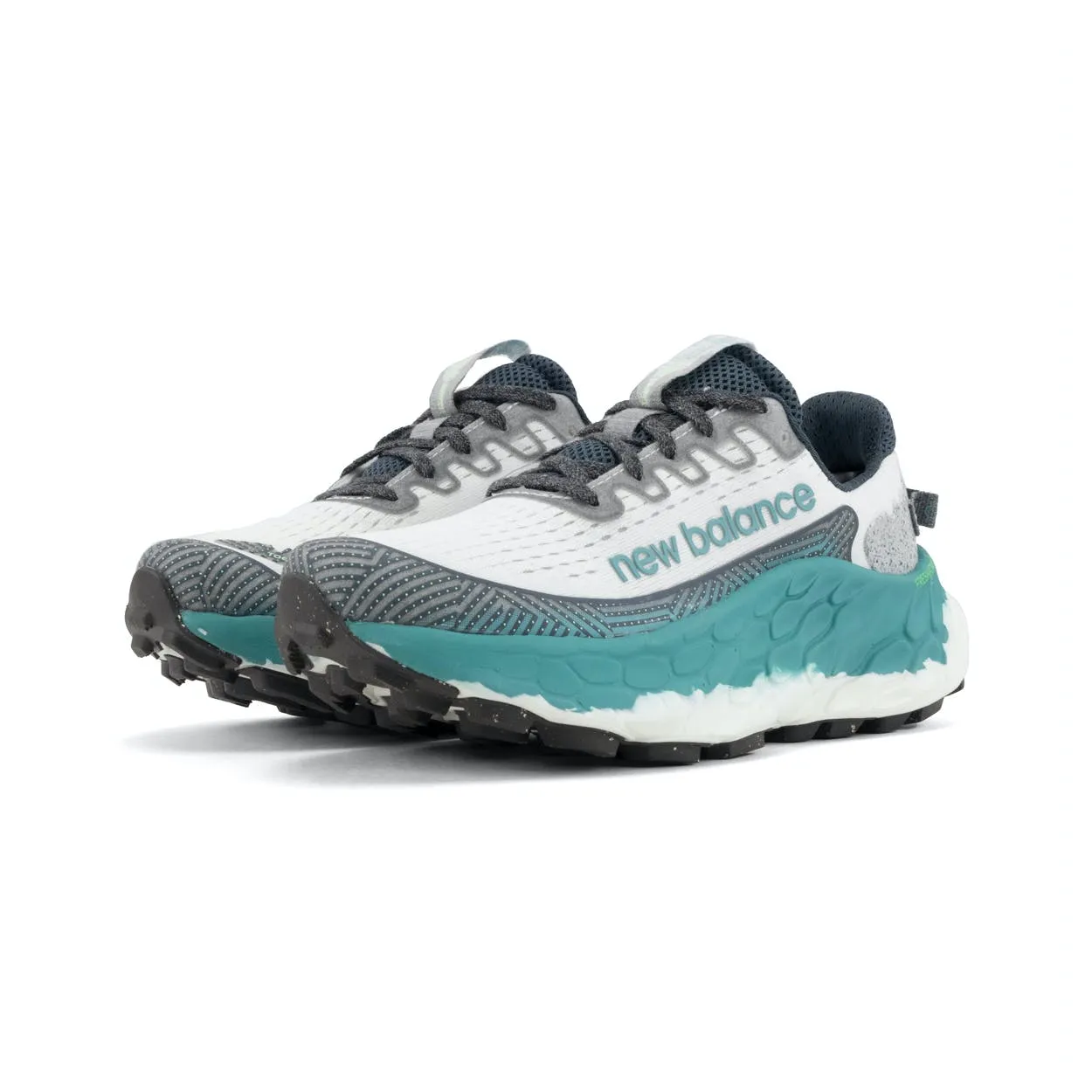Sock Like Adaptive Fit New Balance Women's Fresh Foam X More Trail v3 (Reflection with faded teal)