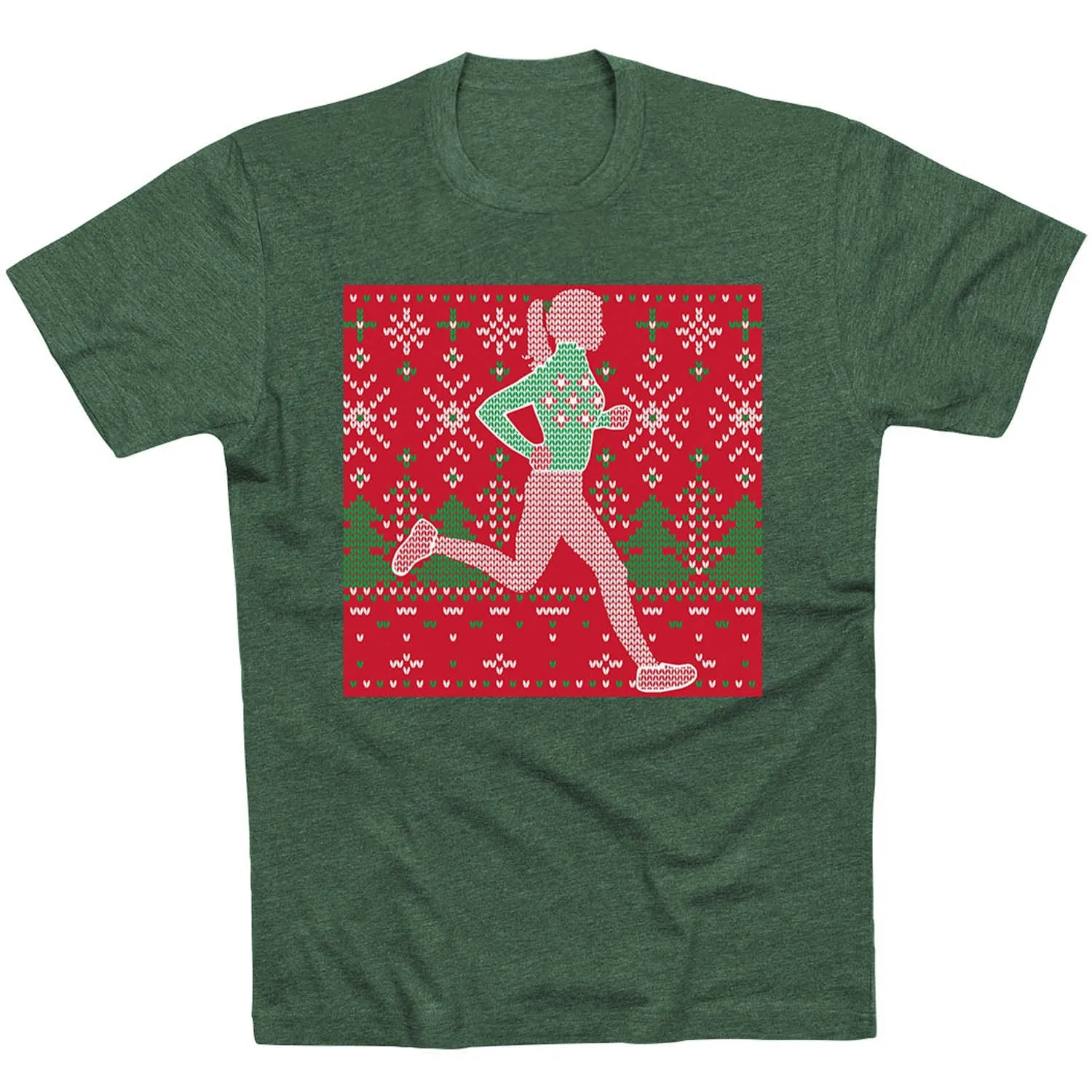 Running Short Sleeve T-Shirt - Christmas Sweater in demand