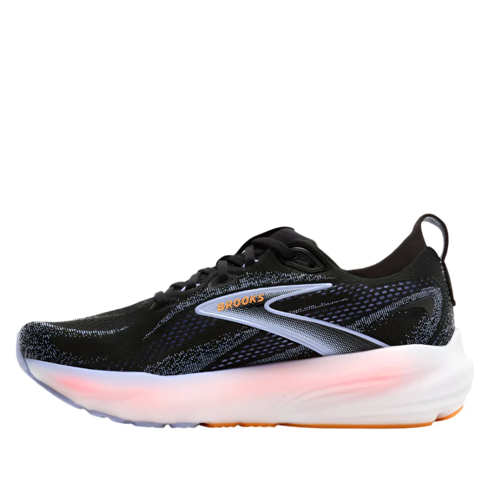 Brooks Women's Glycerin 22 Running Shoes in Black/Blue Heron/Orange AW25 men's style