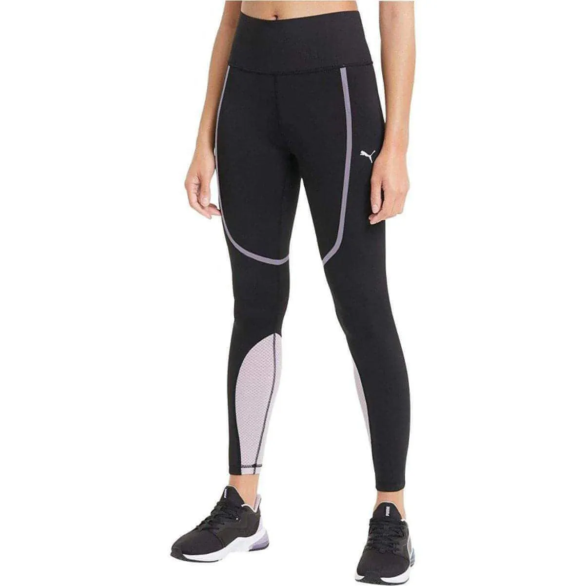 Puma Train Bonded High Waist Womens Long Training Tights - Black Run Fit Comfortable and Sleek