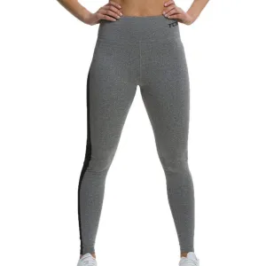 TCA Balance Womens Long Running Tights - Grey Warm Layer Comfortable Movement