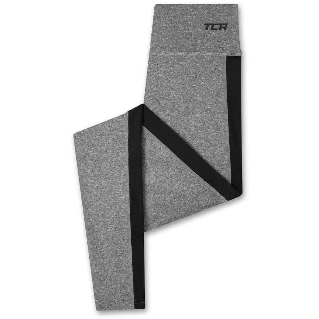 Stretch Fit For Teens Comfort Fit Stretch TCA Balance Womens Long Running Tights - Grey