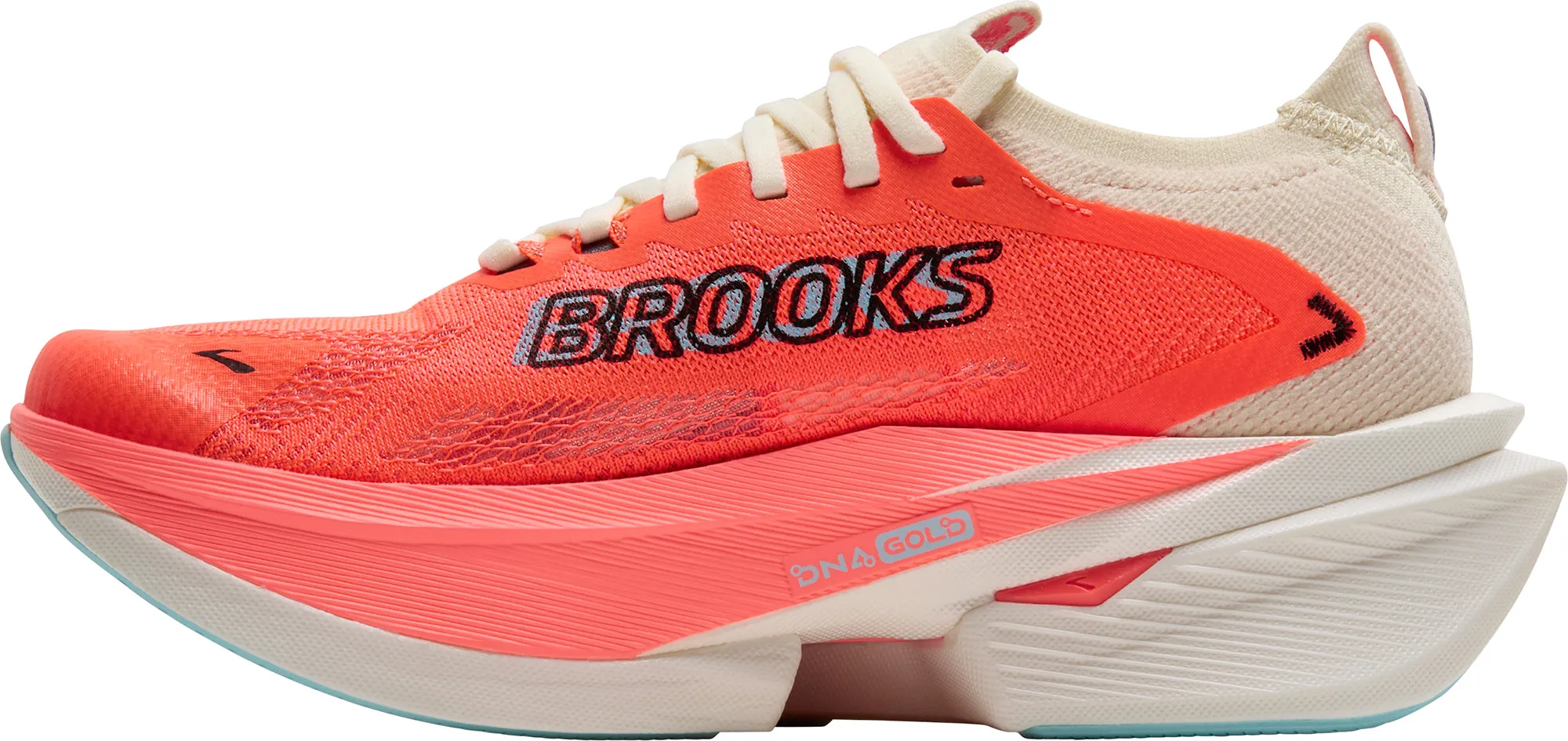 Brooks Hyperion Max 3 Womens Running Shoes - Orange running during a windy day recreational shoes