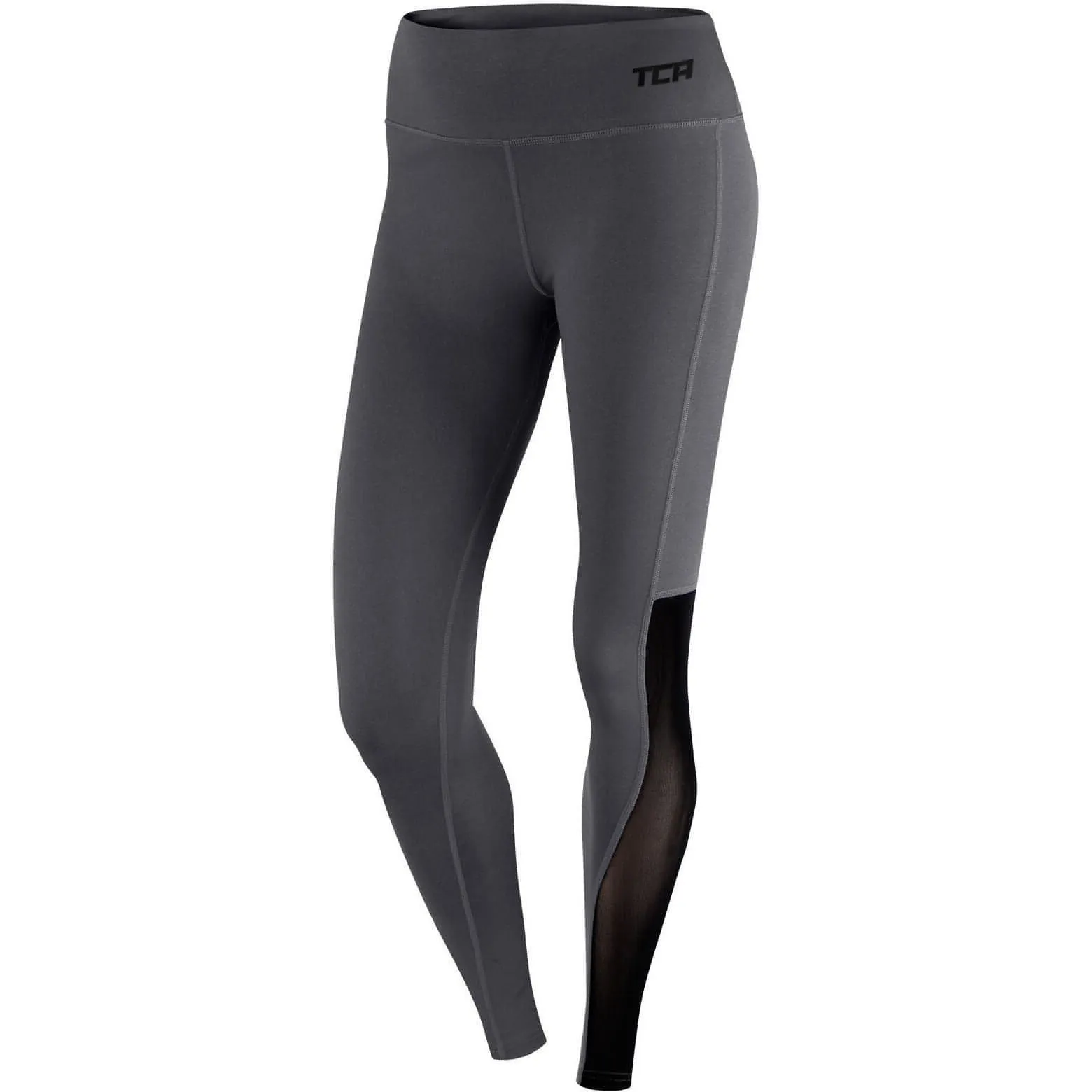 Stable Fit TCA Pro Performance MeshLuxe Womens Long Running Tights - Grey