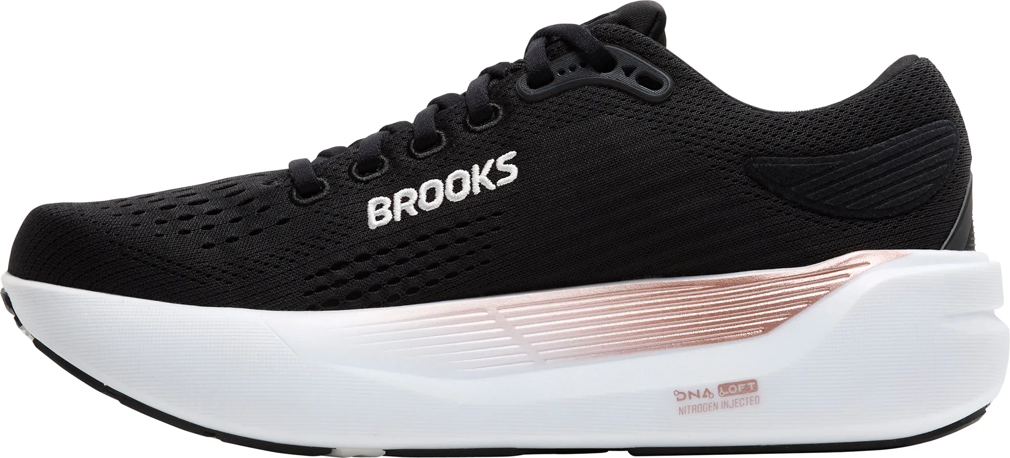 Brooks Ghost Max 3 Womens Running Shoes - Black Aerobic Insoles