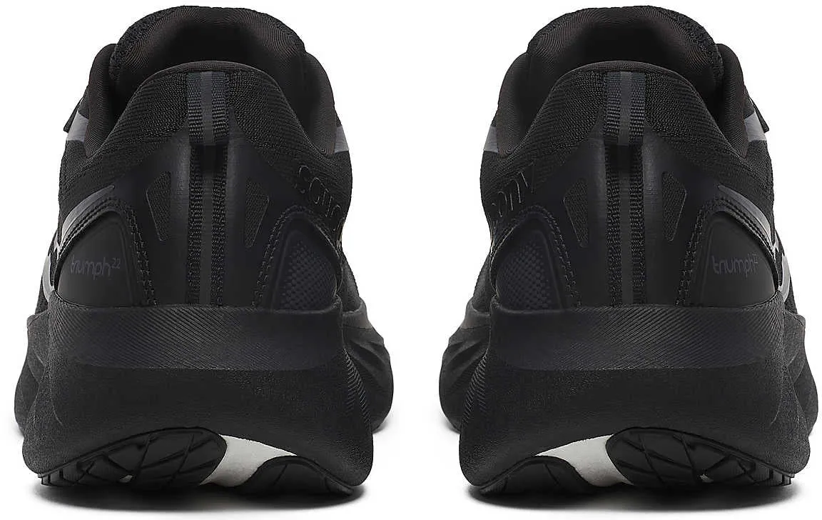 shoe cover Saucony Triumph 22 Mens Running Shoes - Black
