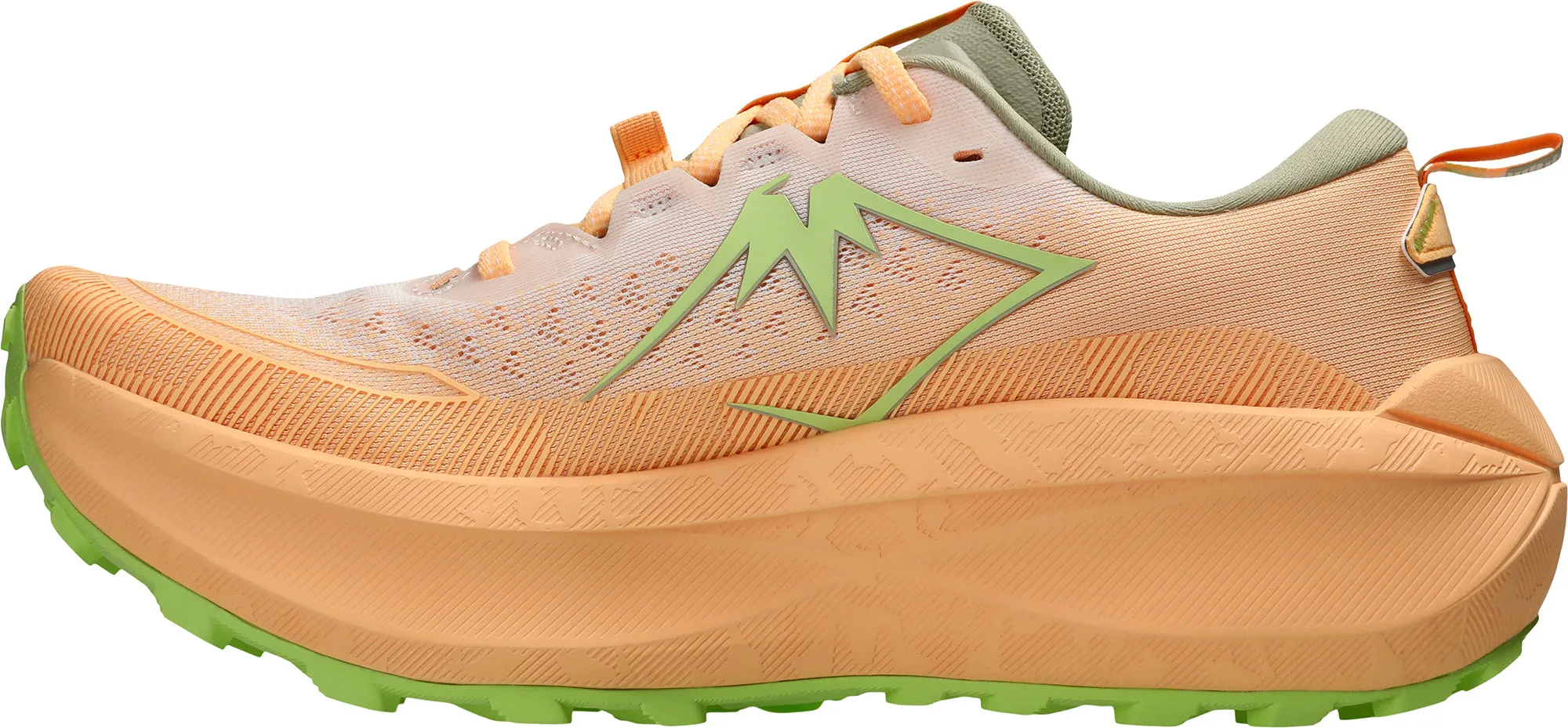 Gradient Compression Zones Asics Trabuco Max 4 Mens Trail Running Shoes - Orange