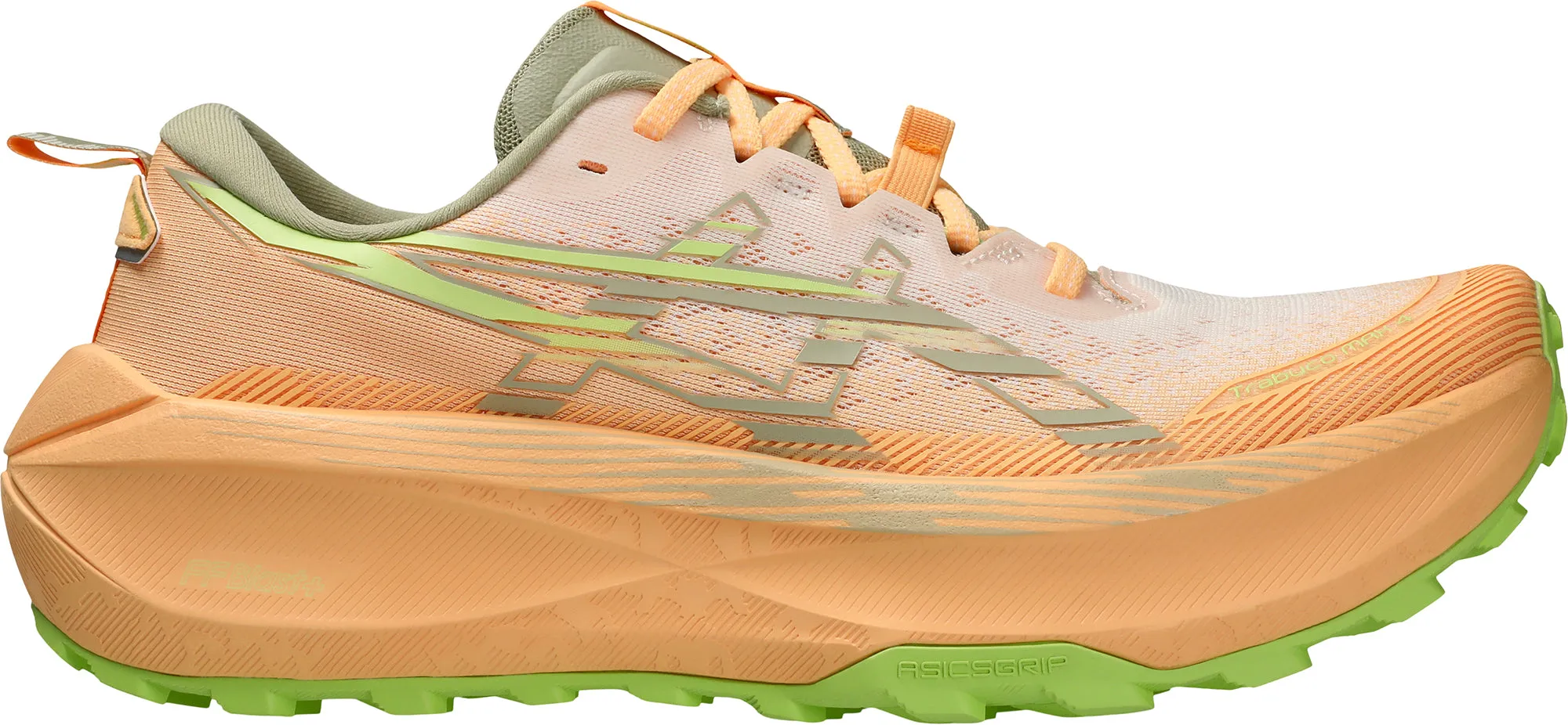 arch - support feature shoes Asics Trabuco Max 4 Mens Trail Running Shoes - Orange