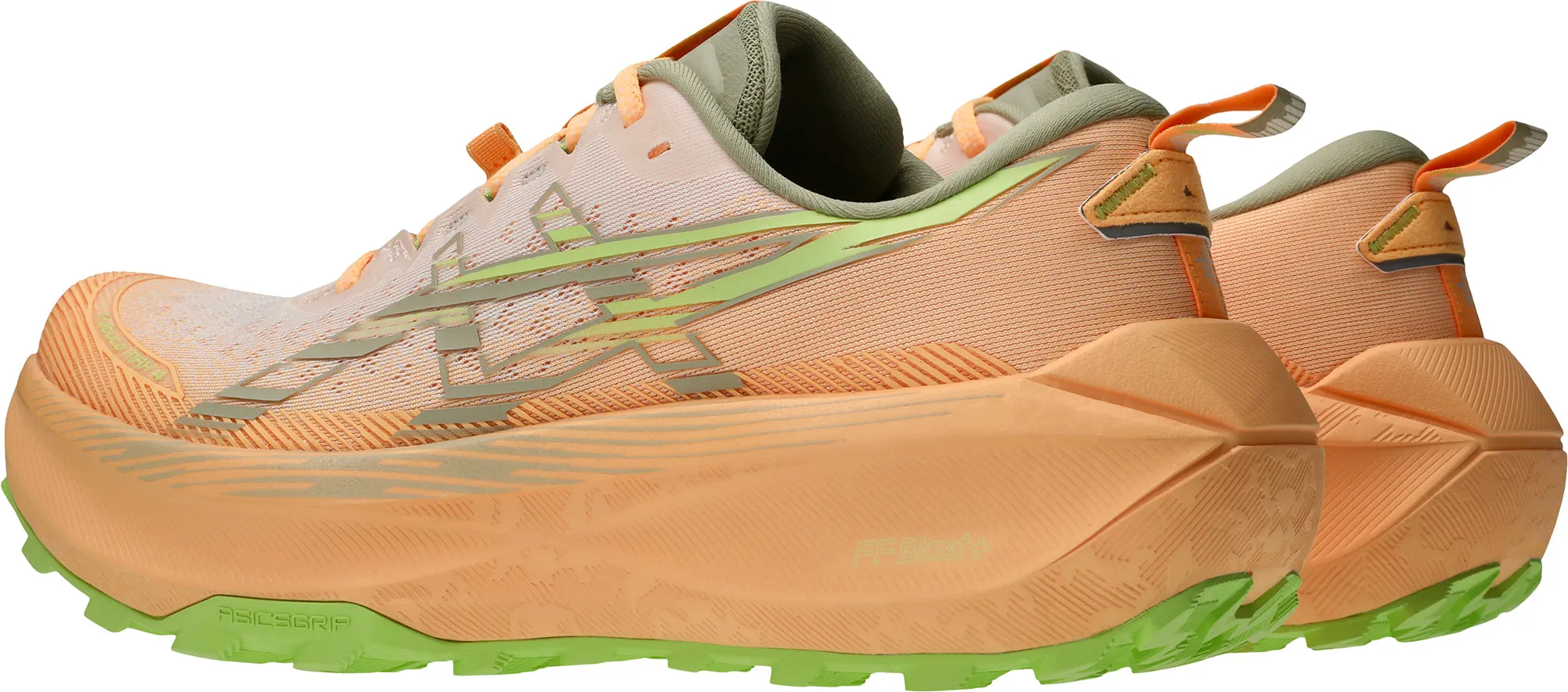 Asics Trabuco Max 4 Mens Trail Running Shoes - Orange Cross training compatible clearance shoes