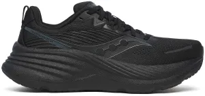 runners Tongue Lock Saucony Hurricane 24 Womens Running Shoes - Black