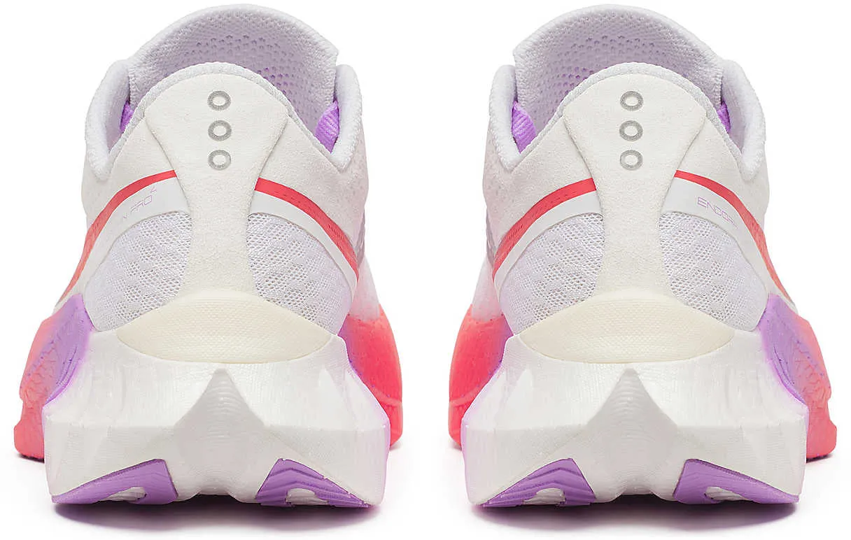 Saucony Endorphin Pro 4 Womens Running Shoes - White embossed - finish - design shoes