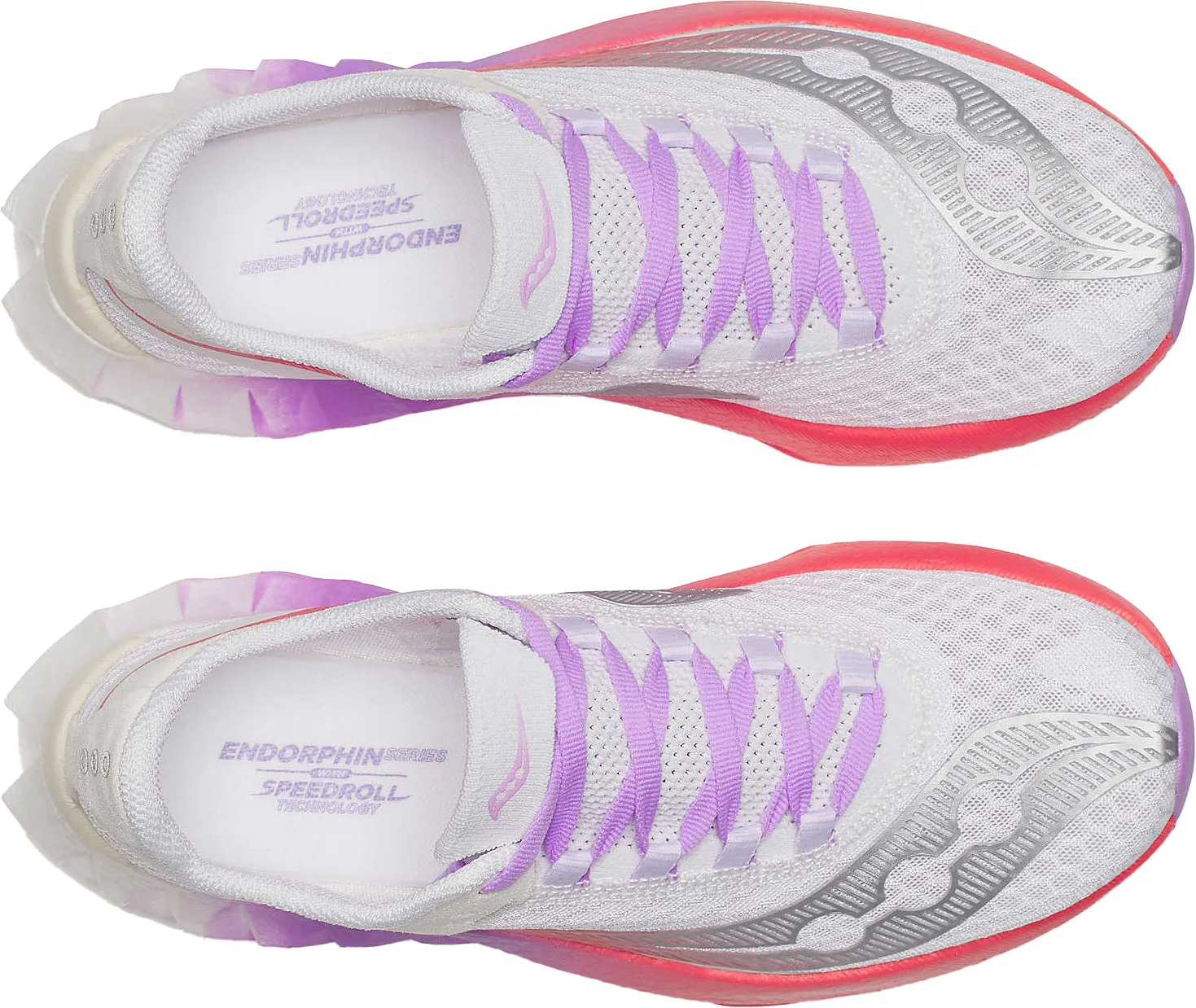 Saucony Endorphin Pro 4 Womens Running Shoes - White TPU Stability Plate Ankle Strap