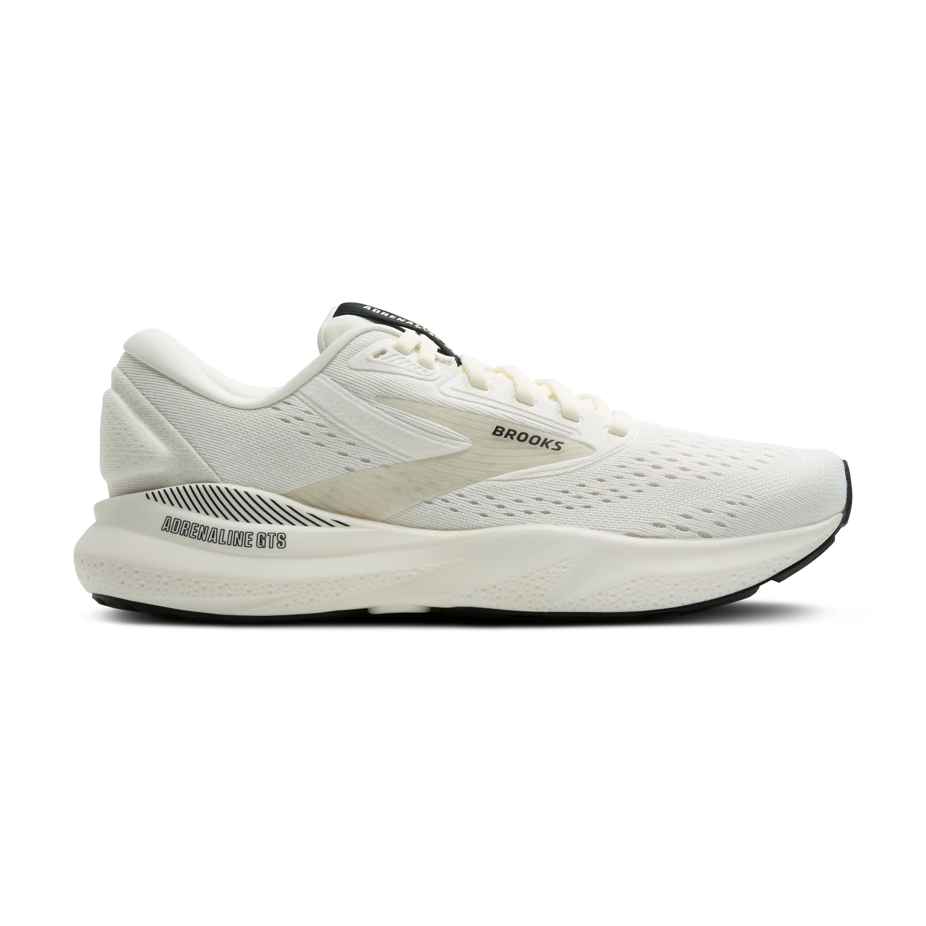 Breathable mesh leather - upper - quality shoes Brooks | Adrenaline GTS 24 | Women's | Coconut/Black/White Sand