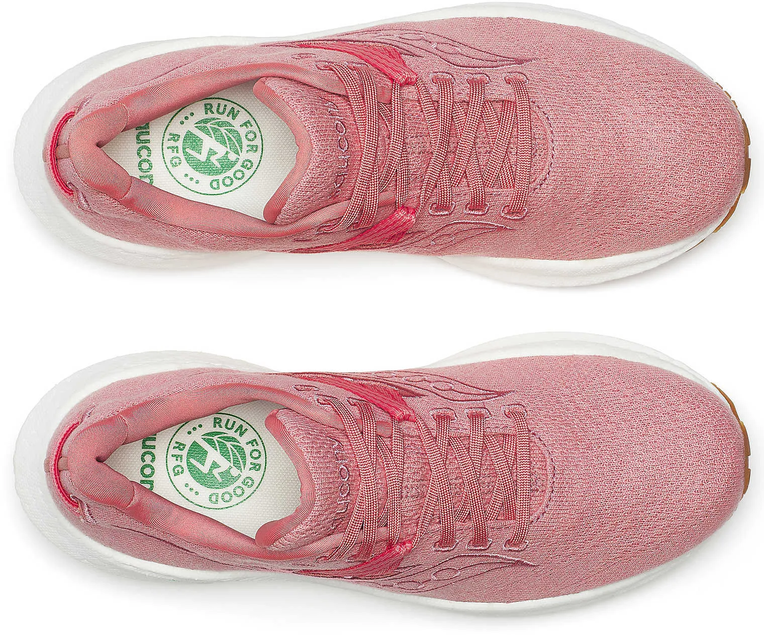 running with a removable insole Saucony Triumph RFG Womens Running Shoes - Pink