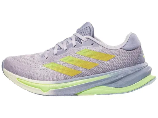 for competition running in a fun run shoes Adidas | Supernova Solution | Women's | Silver Dawn/Spark/Green Spark