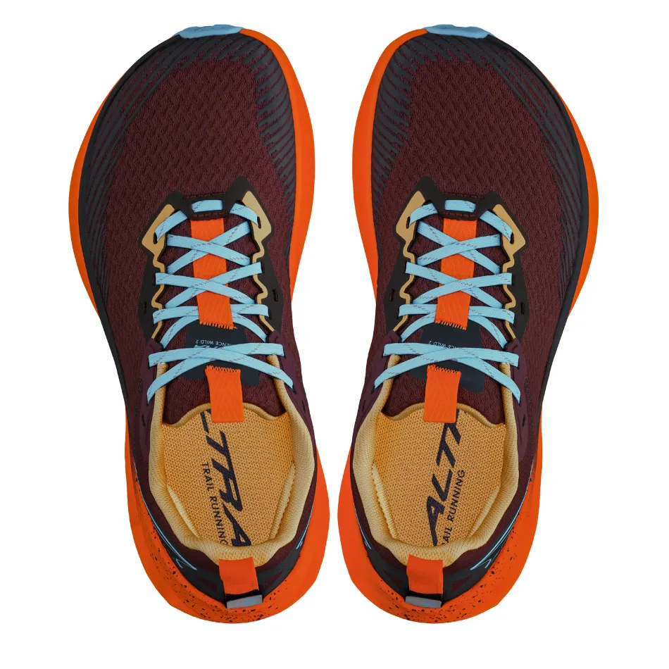 Reinforced Toe Bumper Altra Women's Experience Wild 2 Trail Running Shoes in Maroon AW25