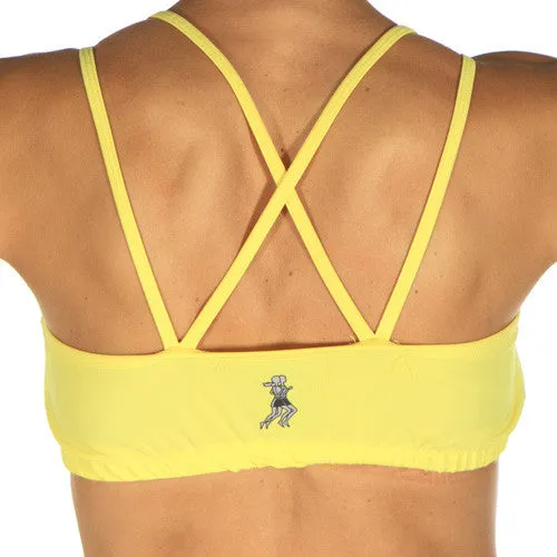 Stretchy Structure Medium Citron Strappy Top