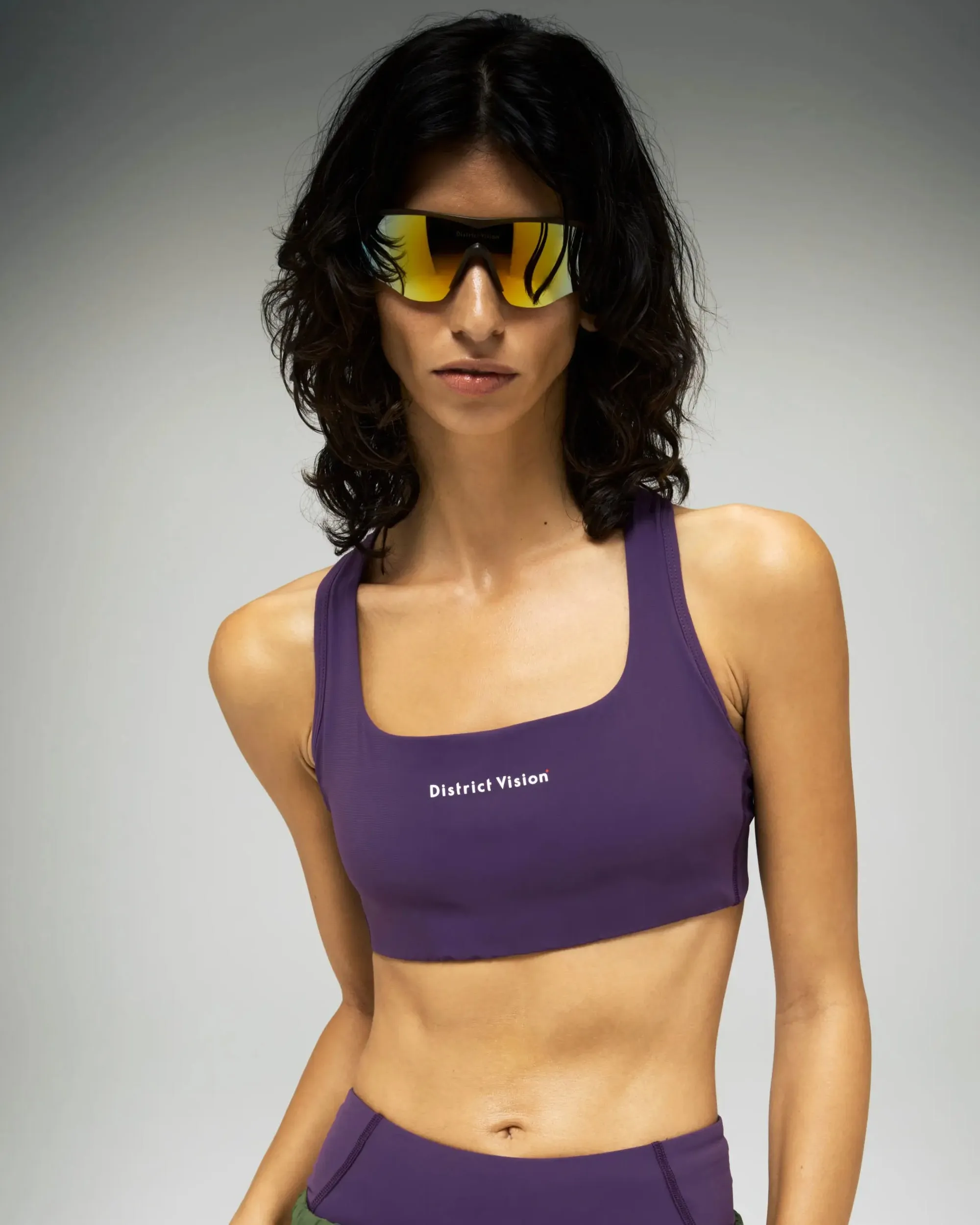 Cardio workouts Women's Twin Layer Medium Support Bra Nightshade