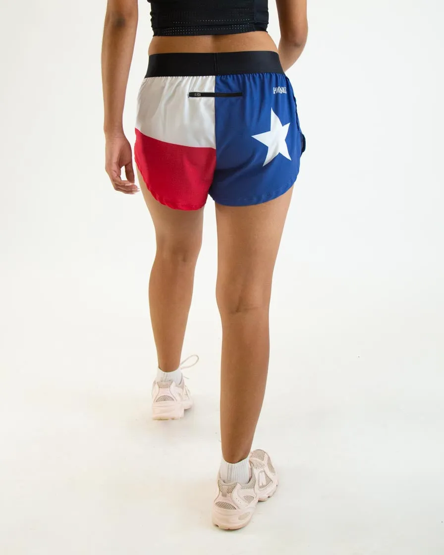 Women's Texas Flag 1.5" Split Shorts sweater