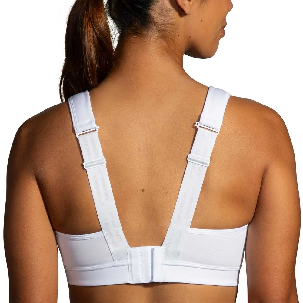 Women's  Convertible Sports Bra 2.0 - White Body-Shaping Fit